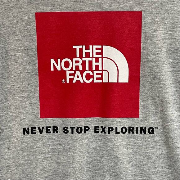 The North Face Long Sleeve T-Shirt, Gray, Sz. M - Picture 3 of 12
